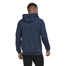 adidas Kapuzenpullover Aeroready Game and Go Big Logo Hoodie navyblau Herren